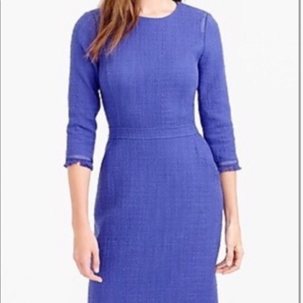 J CREW Size 4 Interview Work Tweed Dress
